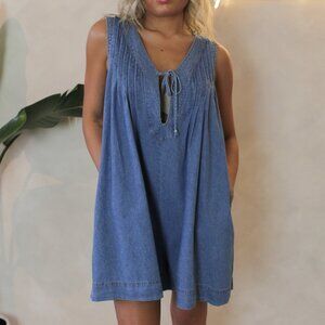 Steve Madden Mick Denim Romper Size Medium